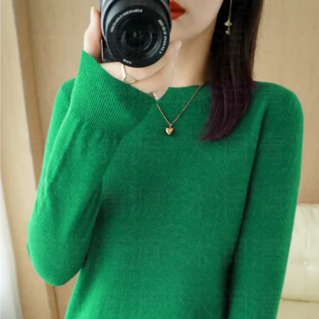 Women's Warm Knitted Sweater | Long