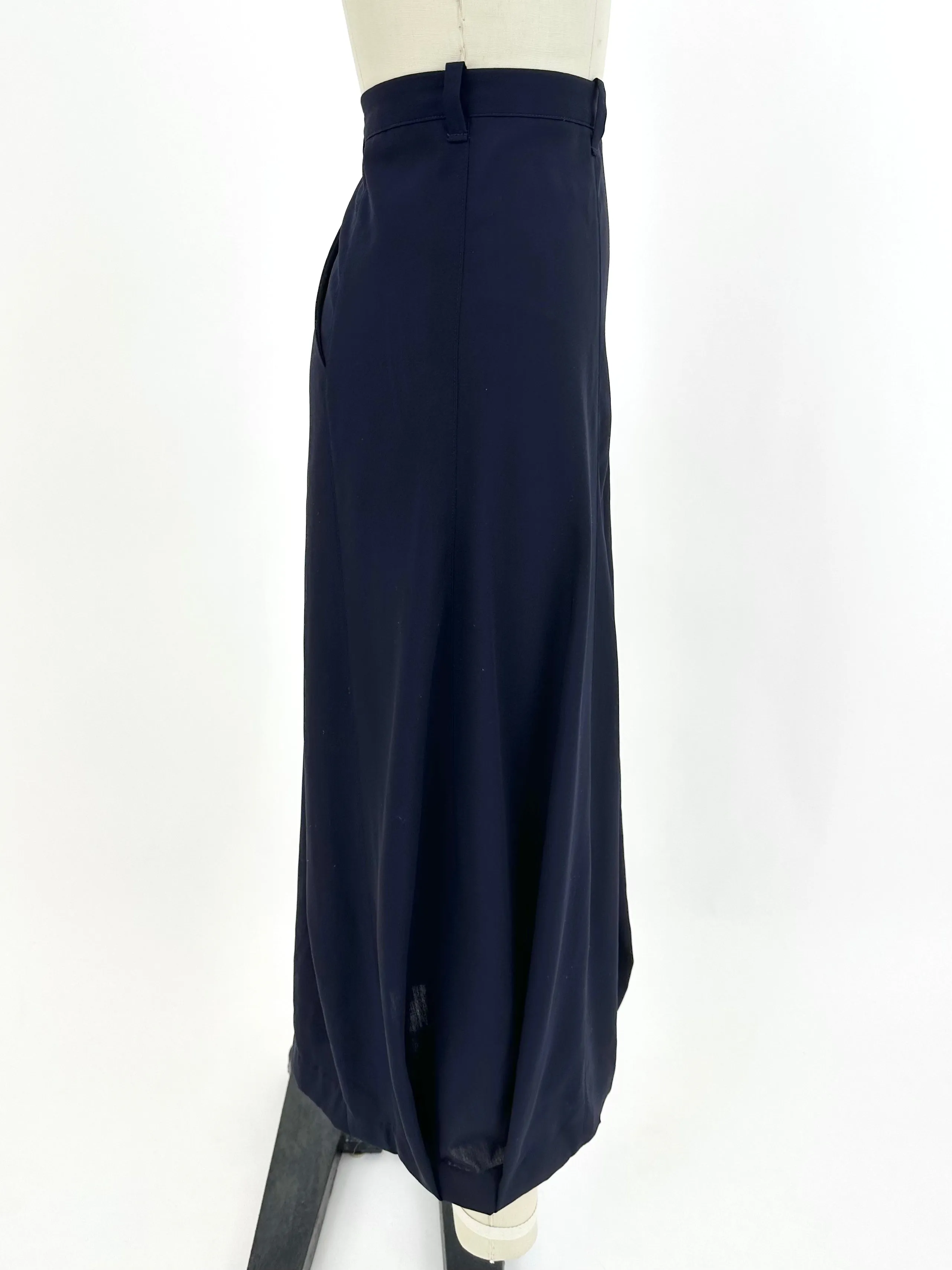 Yohji Yamamoto Wool Maxi Skirt