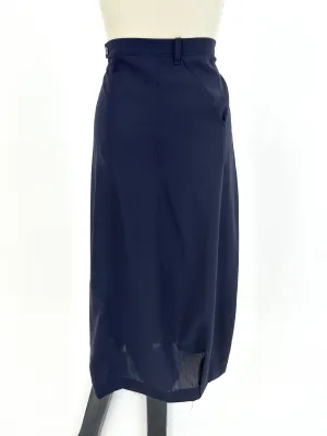 Yohji Yamamoto Wool Maxi Skirt