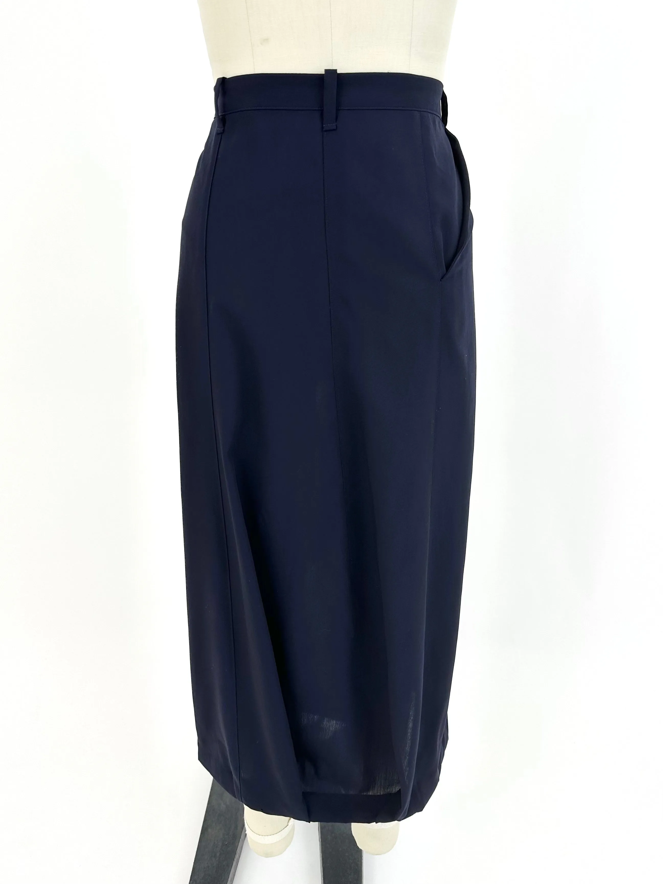 Yohji Yamamoto Wool Maxi Skirt